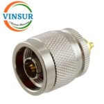 41110711-- RF ADAPTERS - 50 OHMS,MMCX MALE TO  N-TYPE MALE STRAIGHT ADAPTERS