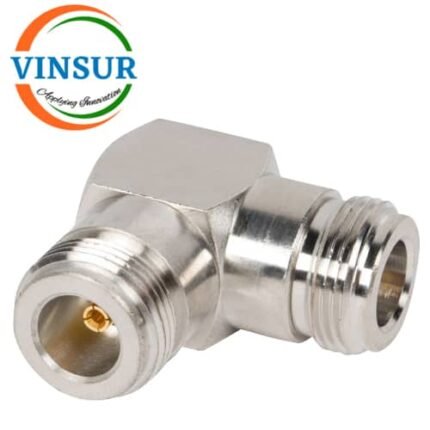 41120122-- RF ADAPTER - 50 OHMS, N-TYPE FEMALE TO N-TYPE FEMALE RIGHT ANGLE ADAPTERS