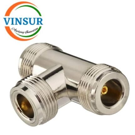 41120123-- RF ADAPTER - 50 OHMS, N-TYPE T -ADAPTER FEMALE-FEMALE-FEMALE