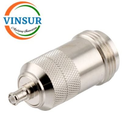 41120611-- RF ADAPTERS - 50 OHMS,MCX MALE TO N-TYPE FEMALE STRAIGHT ADAPTERS