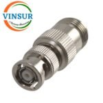 41120A11 -- RF ADAPTER - 50 OHMS, RP BNC MALE TO N-TYPE FEMALE STRAIGHT ADAPTER