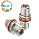 41121121-- RF ADAPTER - 50 OHMS, N-TYPE FEMALE TO N-TYPE FEMALE STRAIGHT  BULKHEAD ADAPTERS