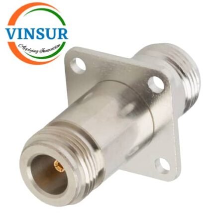 41124121 -- RF ADAPTERR - 50 OHMS, N-TYPE FEMALE TO N-TYPE FEMALE STRAIGHT  4-HOLE FLANGE ADAPTERS