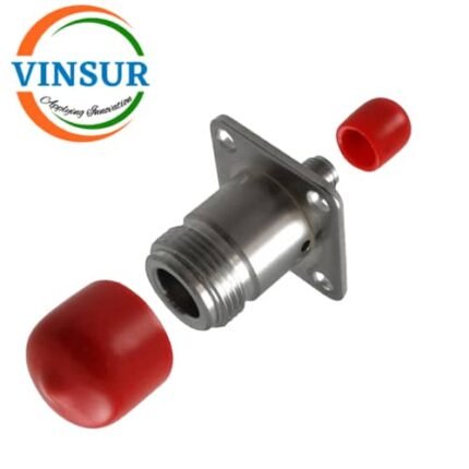 41124421-- RF ADAPTER - 50 OHMS, N-TYPE FEMALE TO SMA FEMALE STRAIGHT 4-HOLE FLANGE ADAPTERS