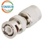 41210311 -- RF ADAPTER - 50 OHMS, BNC MALE TO TNC MALE STRAIGHT ADAPTER