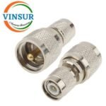 41216C11-- RF CONNECTOR - 50OHMS, TNC MALE TO UHF MALE STRAIGHT ADAPTER
