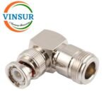 41310122 -- RF ADAPTER - 50 OHMS BNC MALE STRAIGHT N FEMALE RIGHT ANGLE ADAPTER