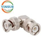 41310312 -- RF ADAPTER – 50 OHMS, BNC MALE TO BNC MALE RIGHT ANGLE ADAPTER