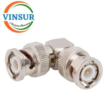 41310312 -- RF ADAPTER – 50 OHMS, BNC MALE TO BNC MALE RIGHT ANGLE ADAPTER
