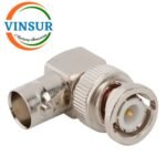 41310322 -- RF ADAPTER – 50 OHMS, BNC MALE TO BNC FEMALE STRAIGHT RIGHT ANGLE ADAPTER