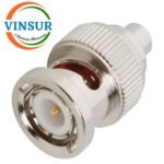 41310621 -- RF ADAPTER - 50 OHMS, BNC MALE TO MCX FEMALE STRAIGHT ADAPTER