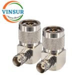 41320112 -- RF ADAPTER - 50 OHMS BNC FEMALE STRAIGHT N MALE RIGHT ANGLE ADAPTER