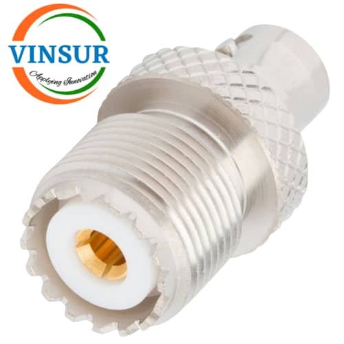 41320C21-RF-ADAPTER-50-OHMS-BNC-FEMALE-TO-UHF-FEMALE-STRAIGHT-ADAPTER.jpg 41320C21 -- RF ADAPTER - 50 OHMS, BNC FEMALE TO UHF FEMALE STRAIGHT ADAPTER - Image 1