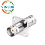 41324321 -- RF ADAPTER – 50 OHMS, BNC FEMALE TO BNC FEMALE STRAIGHT 4-HOLE FLANGE ADAPTER - Image 2