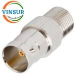 41326B21-- RF ADAPTER - 75 OHMS, BNC FEMALE TO F-TYPE  FEMALE STRAIGHT ADAPTER - Image 2