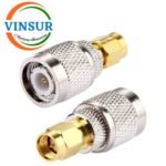 41410211-10 -- RF ADAPTER - 50 OHMS, SMA MALE TO  TNC MALE STRAIGHT ADAPTER