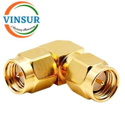 41410412 -- RF ADAPTER - 50 OHMS, SMA MALE TO SMA MALE RIGHT ANGLE ADAPTER