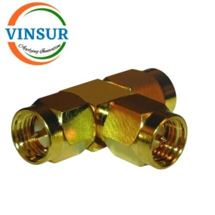 41410413 -- RF ADAPTER - 50 OHMS, SMA T -ADAPTER MALE-MALE-MALE