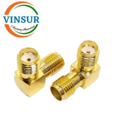 41410422 -- RF ADAPTER - 50 OHMS, SMA MALE TO SMA FEMALE RIGHT ANGLE ADAPTER