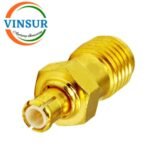 41420611 -- RF ADAPTERS - 50 OHMS, MCX MALE TO SMA FEMALE STRAIGHT ADAPTERS