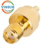 41420711 -- RF ADAPTER - 50 OHMS, MMCX MALE TO SMA FEMALE STRAIGHT ADAPTERS