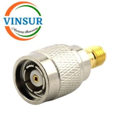 41420811-10 -- RF ADAPTER - 50 OHMS, SMA FEMALE TO RP TNC MALE STRAIGHT ADAPTER