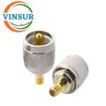 41420C11 -- RF ADAPTER - 50 OHMS, SMA FEMALE TO  UHF MALE STRAIGHT ADAPTER