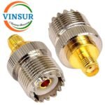 41420C21  -- RF ADAPTER - 50 OHMS, SMA FEMALE TO  UHF FEMALE STRAIGHT ADAPTER