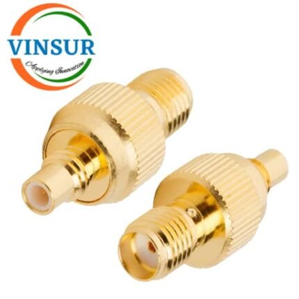 41420O21 -- RF ADAPTER - 50 OHMS, SMA FEMALE TO SMC FEMALE STRAIGHT ADAPTER