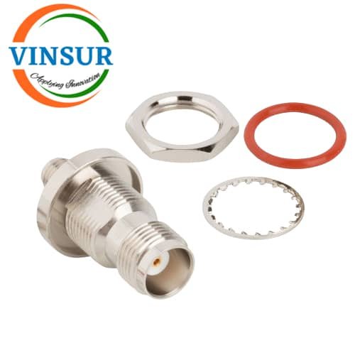 41421221-RF-ADAPTER-50-OHMS-SMA-FEMALE-TO-TNC-FEMALE-STRAIGHT-BULKHEAD-ADAPTER.jpg 41421221 -- RF ADAPTER - 50 OHMS, SMA FEMALE TO TNC FEMALE STRAIGHT BULKHEAD ADAPTER - Image 1