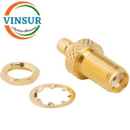 41421521 -- RF ADAPTER - 50 OHMS, SMA FEMALE TO SMB FEMALE STRAIGHT BULKHEAD ADAPTER