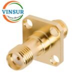 41424421 -- RF ADAPTER - 50 OHMS, SMA FEMALE TO SMA FEMALE STRAIGHT 4-HOLE FLANGE ADAPTER - Image 2