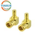 41510522  -- RF ADAPTER - 50 OHMS, SMB MALE TO SMB FEMALE RIGHT ANGLE ADAPTER