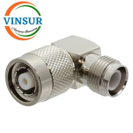 41810222 -- RF ADAPTER - 50 OHMS, RP TNC MALE TO  TNC FEMALE RIGHT ANGLE ADAPTER