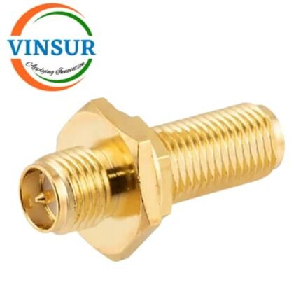 41921421 -- RF ADAPTER - 50 OHMS, RP SMA FEMALE TO SMA FEMALE STRAIGHT BULKHEAD ADAPTER