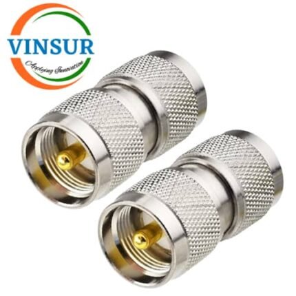 41C10C11 -- RF ADAPTER - 50 OHMS, UHF MALE TO UHF MALE STRAIGHT ADAPTER