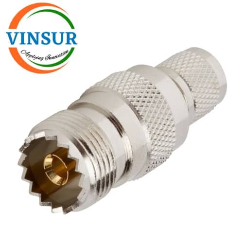 41C20J11-RF-ADAPTER-50-OHMS-UHF-FEMALE-TO-MINI-UHF-MALE-STRAIGHT-ADAPTER1.jpg 41C20J11 -- RF ADAPTER - 50 OHMS, UHF FEMALE TO MINI UHF MALE STRAIGHT ADAPTER - Image 1