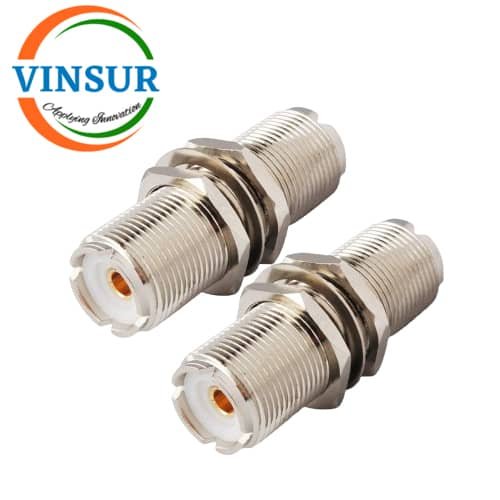 41C21C21-RF-ADAPTER-50-OHMS-UHF-FEMALE-TO-UHF-FEMALE-STRAIGHT-BULKHEAD-BARREL-ADAPTER.jpg 41C21C21 -- RF ADAPTER - 50 OHMS, UHF FEMALE TO UHF FEMALE STRAIGHT BULKHEAD BARREL ADAPTER - Image 1