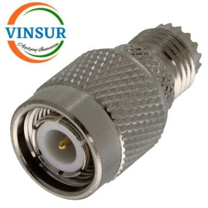 41J10J21 -- RF ADAPTER - 50 OHMS, TNC MALE TO  MINI UHF FEMALE STRAIGHT ADAPTER