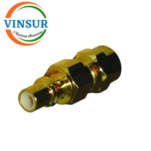 41O10O21-RF-ADAPTER-50-OHMS-SMC-MALE-TO-SMC-FEMALE-STRAIGHT-ADAPTER.jpg 41O10O21 -- RF ADAPTER - 50 OHMS, SMC MALE TO SMC FEMALE STRAIGHT ADAPTER - Image 1