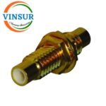 41O21O21 -- RF ADAPTER - 50 OHMS, SMC FEMALE TO SMC FEMALE STRAIGHT BULKHEAD ADAPTER