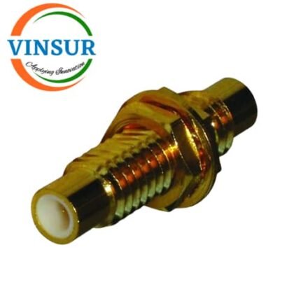 41O21O21 -- RF ADAPTER - 50 OHMS, SMC FEMALE TO SMC FEMALE STRAIGHT BULKHEAD ADAPTER