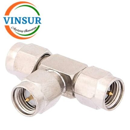 50410411 -- RF ADAPTER - 50 OHMS, SMA MALE-MALE-MALE STRAIGHT T-ADAPTER