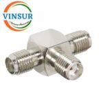 51426421-- RF ADAPTER - 50 OHMS, SMA FEMALE-FEMALE-FEMALE STRAIGHT T-ADAPTER