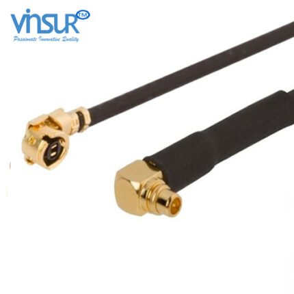AMC Right Angle Male to MMCX Right Angle Male 1.13 mm Cable Assembly