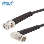 BNC Right Angle Male to BNC Straight Male RG-58 Cable Assembly