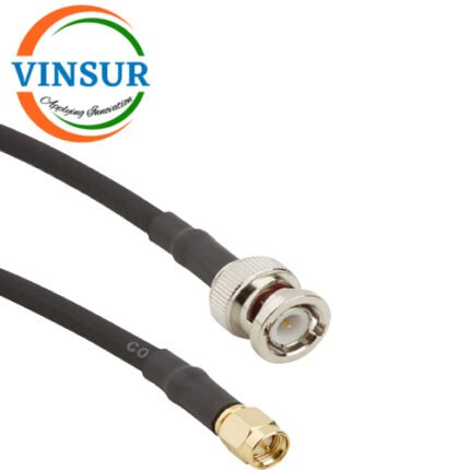 BNC STRAIGHT MALE TO SMA STRAIGHT MALE LMR-200 CABLE ASSEMBLY (1M))