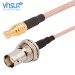 BNC Straight Bulkhead Female IP67 to MCX Straight Male RG-316 Cable Assembly