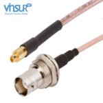 BNC Straight Bulkhead Female IP67 to MMCX Straight Male RG-316 Cable Assembly