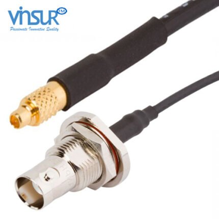 BNC Straight Bulkhead Female to MMCX Straight Male RG-174 Cable Assembly